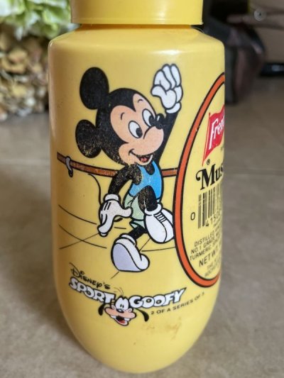 画像2: Disney Mickey Mouse French‘s Mustard Bottle 1983 / ディズニーのミッキーマウス マスタードボトル