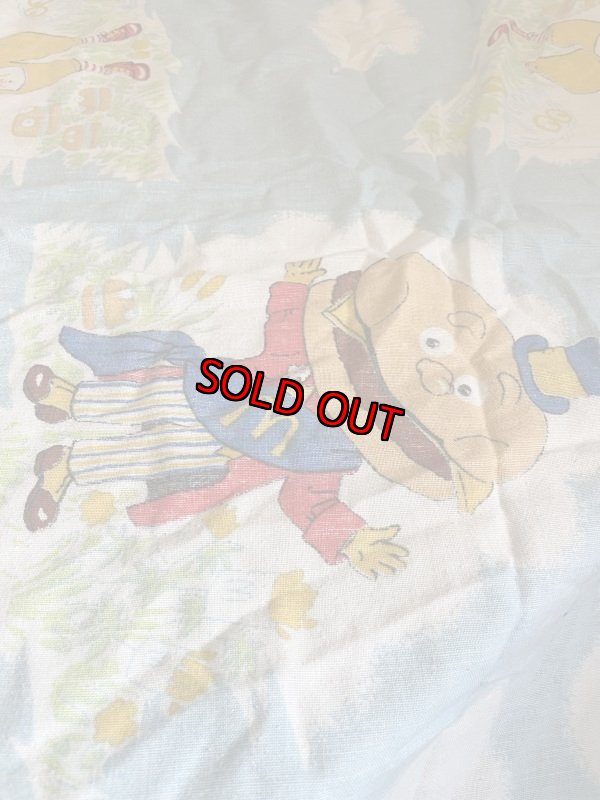 画像5: Mcdonalds Box sheet Blue Canada  / マクドナルド　ボックスシーツ　ブルー　カナダ製 (5)