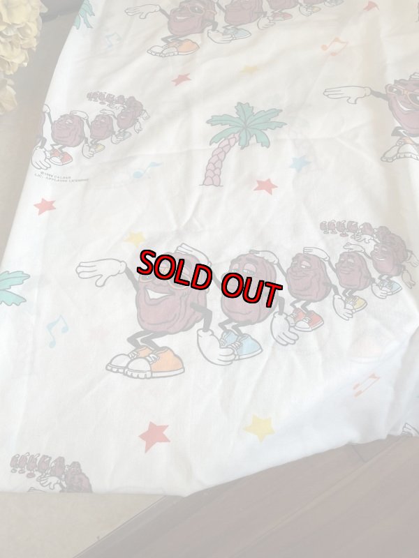 画像2: California Raisins flat sheet / カリフォルニアレーズン　フラットシーツ (2)