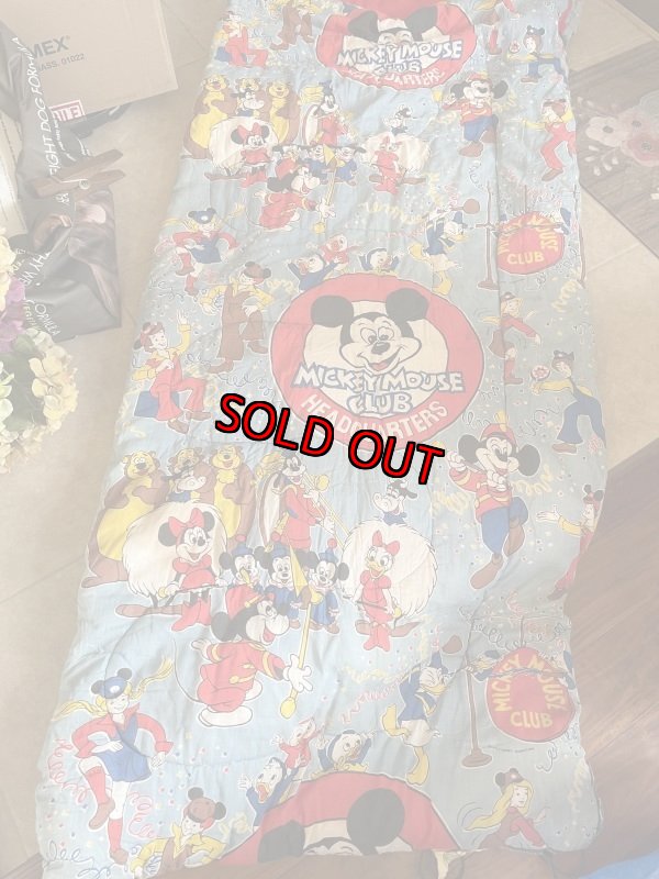 画像2: Disney Mickey Mouse Club sleeping bag sheet   / ディズニーのミッキーマウスクラブ スリーピングバッグ シーツ (2)