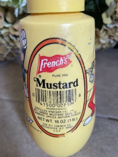 画像1: Disney Mickey Mouse French‘s Mustard Bottle 1983 / ディズニーのミッキーマウス マスタードボトル