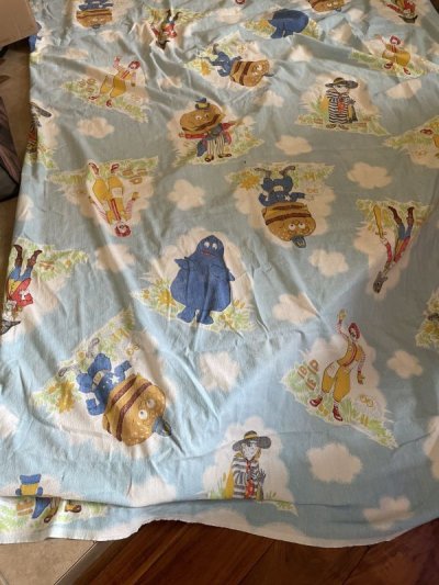 画像3: Mcdonalds Flat sheet Blue Canada  / マクドナルド　フラットシーツ　ブルー　カナダ製