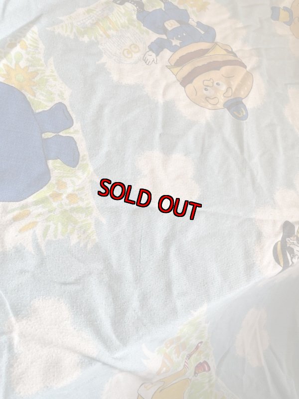 画像2: Mcdonalds Box sheet Blue Canada  / マクドナルド　ボックスシーツ　ブルー　カナダ製 (2)