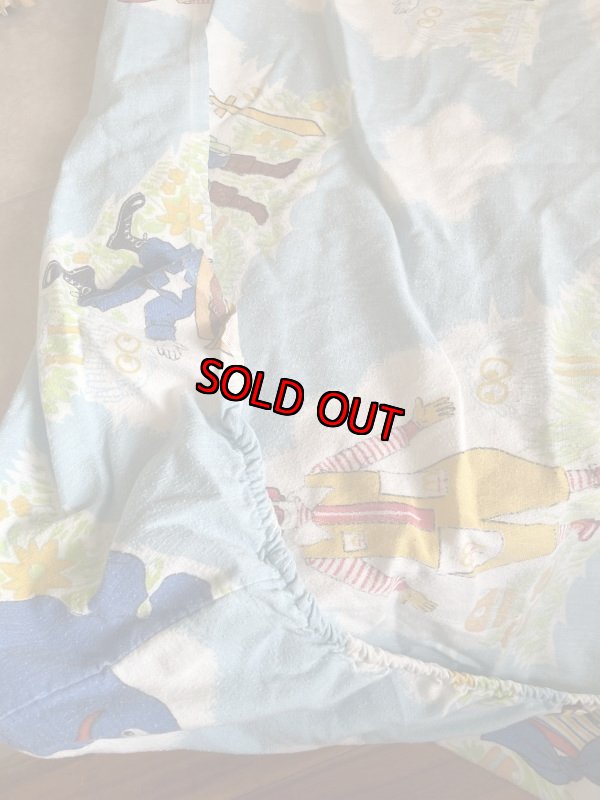 画像3: Mcdonalds Box sheet Blue Canada  / マクドナルド　ボックスシーツ　ブルー　カナダ製 (3)