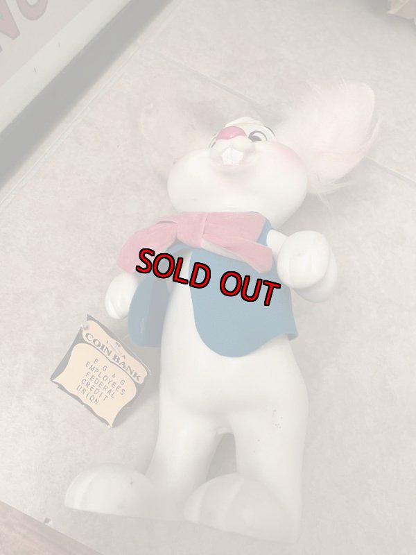 画像9: Rabbit Custom Line Coin Bank Vinyl Doll with Tag (B) 1976 / ラビット　カスタムライン　タグ付きドール　貯金箱　50年代 (9)