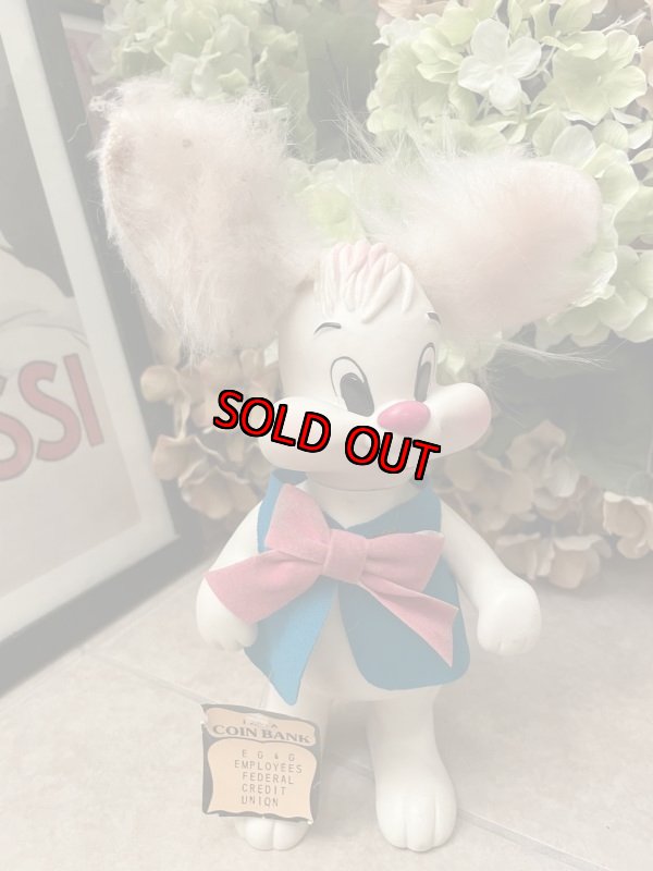 画像2: Rabbit Custom Line Coin Bank Vinyl Doll with Tag (B) 1976 / ラビット　カスタムライン　タグ付きドール　貯金箱　50年代 (2)