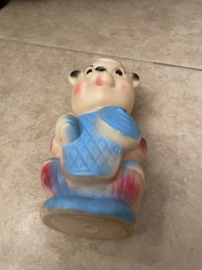 画像3: Baseball cloth Bear Vinyl Squeak Doll / ベースボール　野球服のクマ　ソフビ、ラバードール　