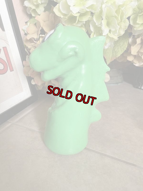 画像2: Hanna Barbers Green Beany and Cecil plastic doll　/ ハンナバーベラ、ビーニーアンドセシル　グリーン　プラスチック製 (Hold,お取り置き) (2)