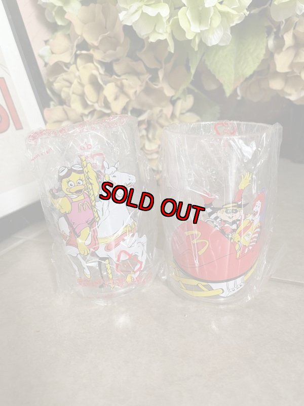 画像4: McDonald’s Plastic Cup & fork ,spoon Set Of 4 1993 / マクドナルドのプラスチック製のコップ4個、フォークとスプーンの4セット (4)