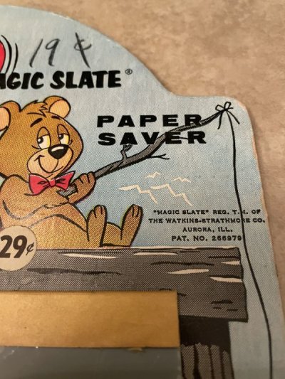 画像2: Yogi Bear Magic Slate Sheet 1960 / ヨギベア 消して書けるシート