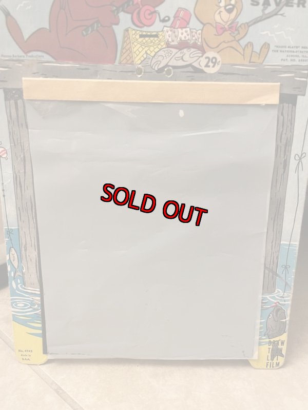 画像3: Yogi Bear Magic Slate Sheet 1960 / ヨギベア 消して書けるシート (3)