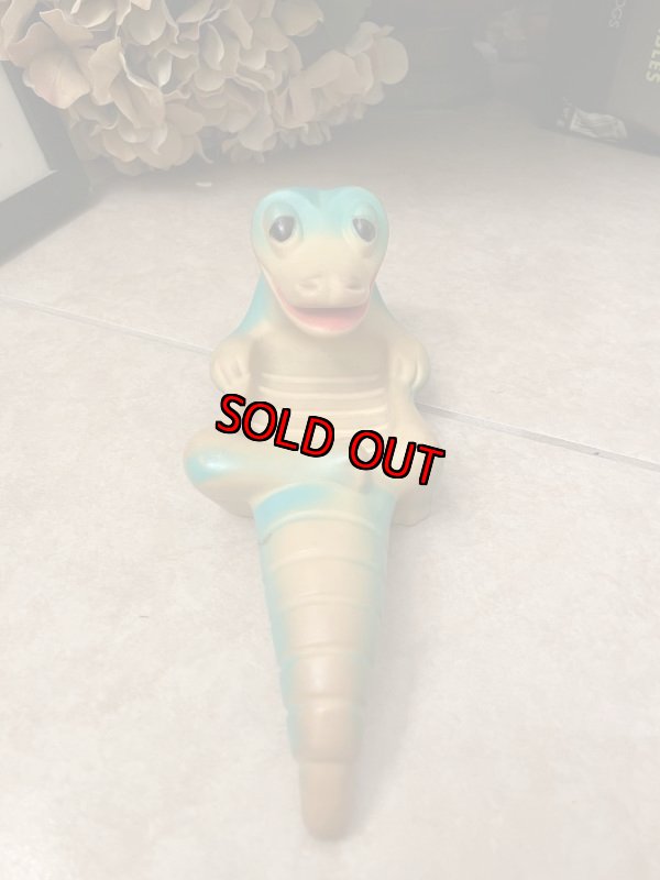 画像2: Avon Gaylord Gator Soap Dish Squeak Doll / エイボン ワニのゲイロード・ガーター、ソフビ、ソープディッシュ (2)