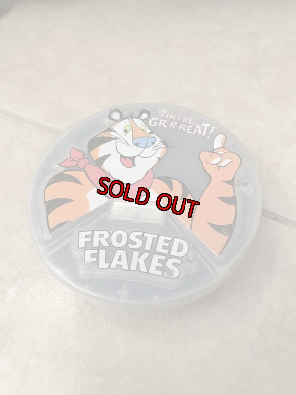 画像1: Kelloggs Cereal Tony the Tiger plastic container  2000 /　ケロッグ　シリアル　トニーザタイガー　プラスチック製　容器 (1)