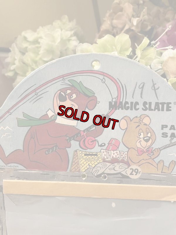 画像2: Yogi Bear Magic Slate Sheet 1960 / ヨギベア 消して書けるシート (2)