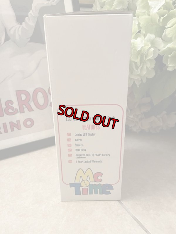 画像2: McDonalds Mc Time LCD Cup Alarm Clock With Box 1996 / マクドナルド、マックタイムのアラーム時計　箱付き (2)