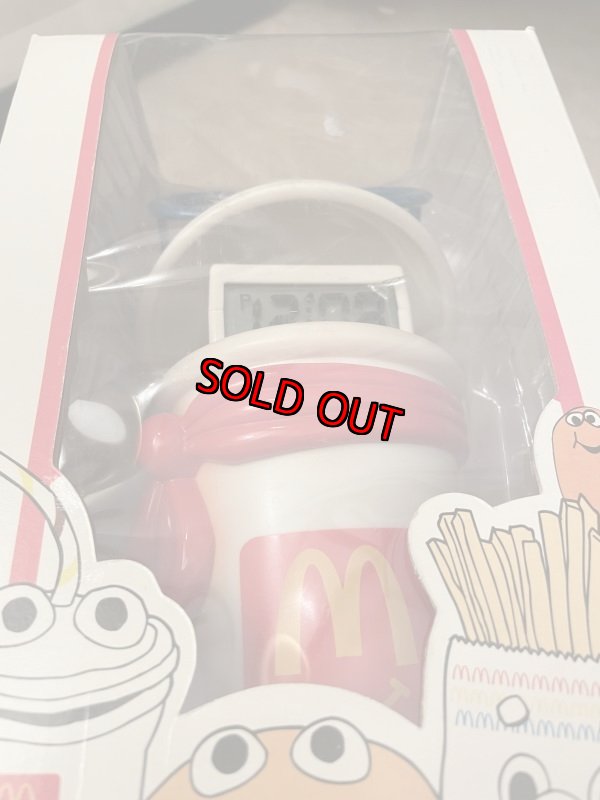 画像9: McDonalds Mc Time LCD Cup Alarm Clock With Box 1996 / マクドナルド、マックタイムのアラーム時計　箱付き (9)