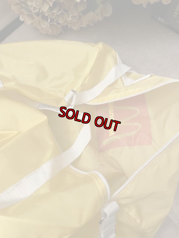 画像12: McDonald’s  Olympic yellow bag 1984  / マクドナルドのオリンピック、イエローナイロン　ボストンバッグ (12)