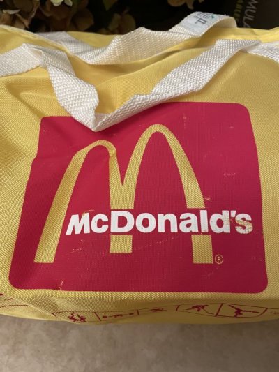 画像1: McDonald’s  Olympic yellow bag 1984  / マクドナルドのオリンピック、イエローナイロン　ボストンバッグ