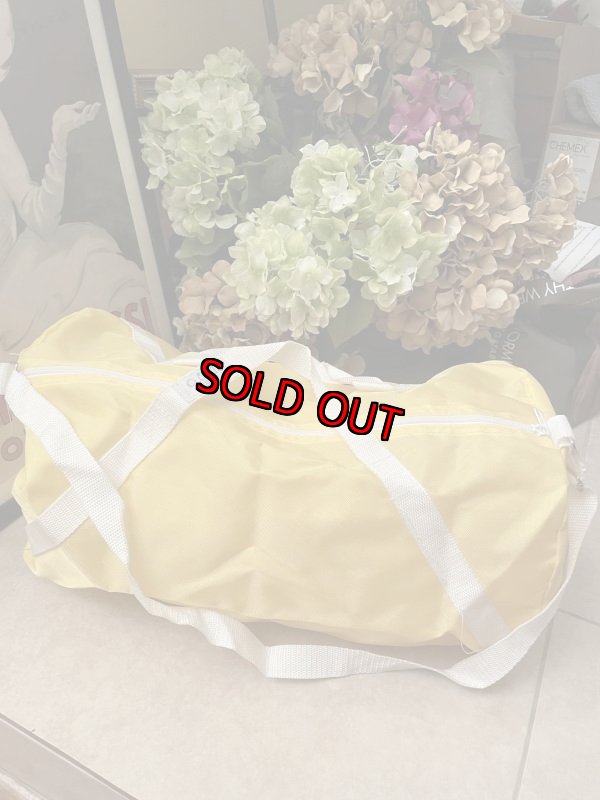 画像7: McDonald’s  Olympic yellow bag 1984  / マクドナルドのオリンピック、イエローナイロン　ボストンバッグ (7)