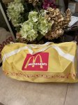 画像1: McDonald’s  Olympic yellow bag 1984  / マクドナルドのオリンピック、イエローナイロン　ボストンバッグ (1)