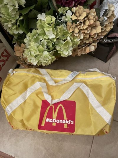 画像3: McDonald’s  Olympic yellow bag 1984  / マクドナルドのオリンピック、イエローナイロン　ボストンバッグ