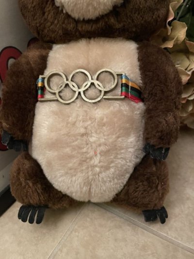 画像2: Olympic Misha Dakin  Plush Doll 1979 (B) / オリンピックのソ連マスコット、ミーシャ　ぬいぐるみ　