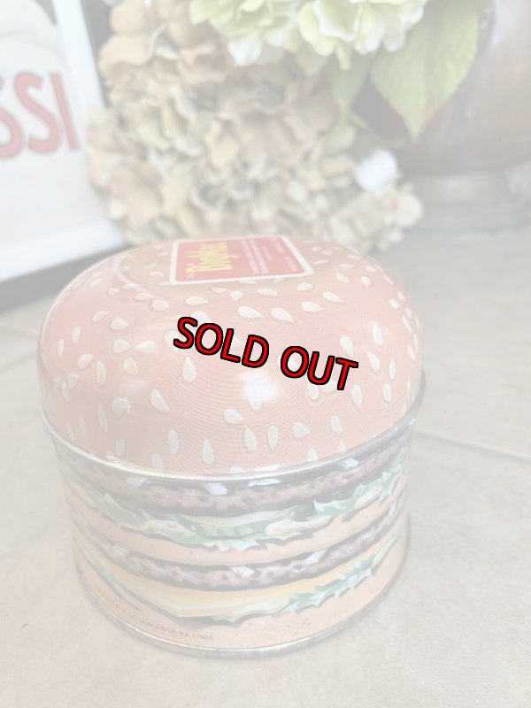 画像5: McDonald’s Tin BigMac tin can with sweet 1996 / マクドナルドのビッグマック　ティン製　ハンバーガー型　ティン缶 (5)