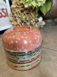 画像3: McDonald’s Tin BigMac tin can with sweet 1996 / マクドナルドのビッグマック　ティン製　ハンバーガー型　ティン缶 (3)