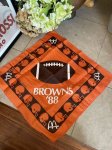 画像1: McDonald’s Cleveland Browns Bandana 1988 / マクドナルドのバンダナ　クリーブランドフットボールチーム (1)