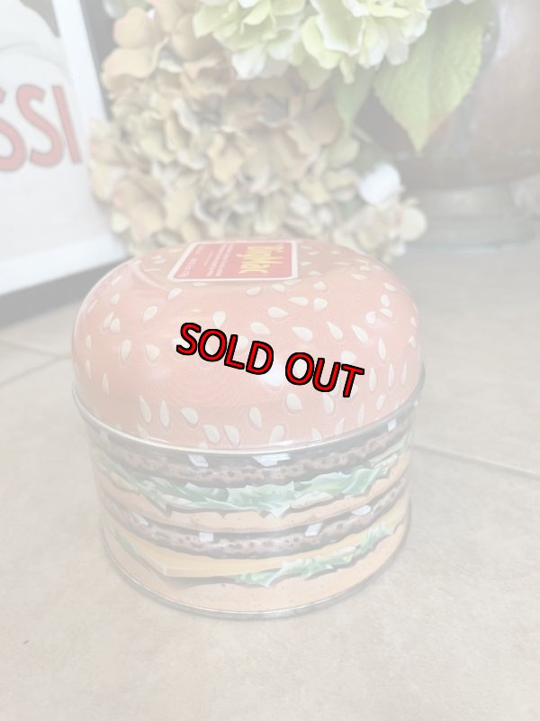 画像4: McDonald’s Tin BigMac tin can with sweet 1996 / マクドナルドのビッグマック　ティン製　ハンバーガー型　ティン缶 (4)