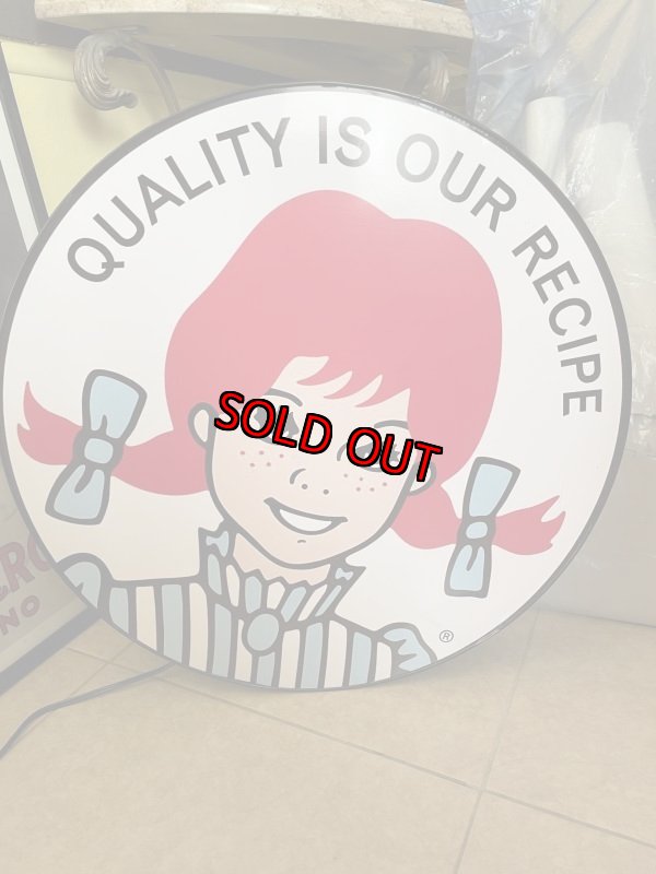 画像4: Wendy’s Large lighted up Sign  / ウエンディーズ 大きめサイズの電光看板、サイン、看板、ストアディスプレイ (4)