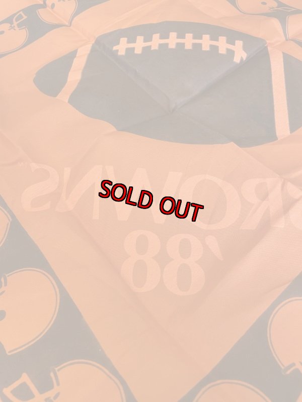 画像5: McDonald’s Cleveland Browns Bandana 1988 / マクドナルドのバンダナ　クリーブランドフットボールチーム (5)