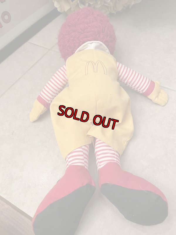 画像9: McDonald’s  Ronald Rubber Face Doll / マクドナルドのラバーフェイス、ロナルドドール　ニッカーボッカー (9)