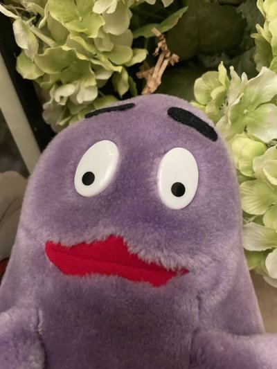 画像1: McDonald’s Grimace plush doll 1983 (A) / マクドナルドのグリマス　ぬいぐるみ