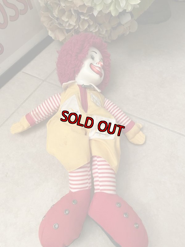 画像7: McDonald’s  Ronald Rubber Face Doll / マクドナルドのラバーフェイス、ロナルドドール　ニッカーボッカー (7)