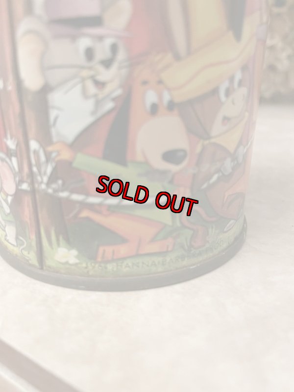画像16: Huckleberry Hound Yogi Bear Tin Lunch Box with Thermos 1961 /　ハックルベリーハウンド、ヨギベア　ティン製　水筒付きランチボックス缶  (16)