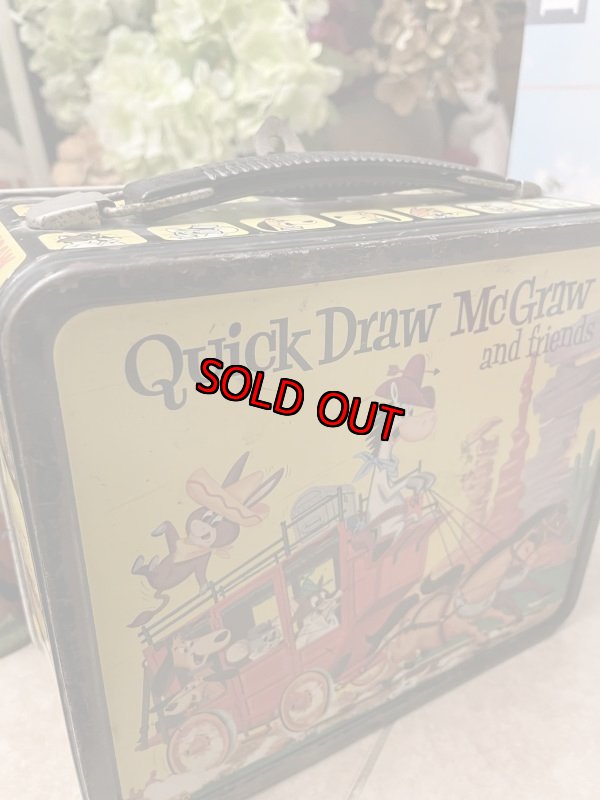 画像17: Huckleberry Hound Yogi Bear Tin Lunch Box with Thermos 1961 /　ハックルベリーハウンド、ヨギベア　ティン製　水筒付きランチボックス缶  (17)