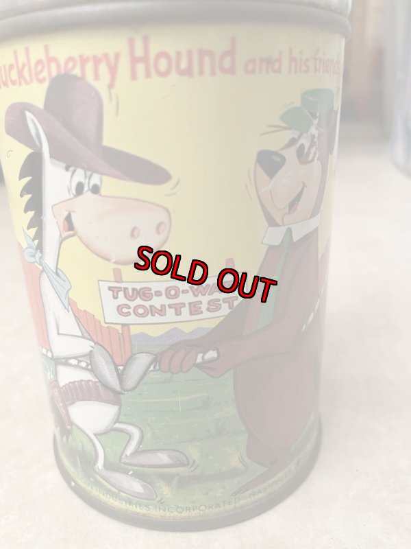 画像11: Huckleberry Hound Yogi Bear Tin Lunch Box with Thermos 1961 /　ハックルベリーハウンド、ヨギベア　ティン製　水筒付きランチボックス缶  (11)