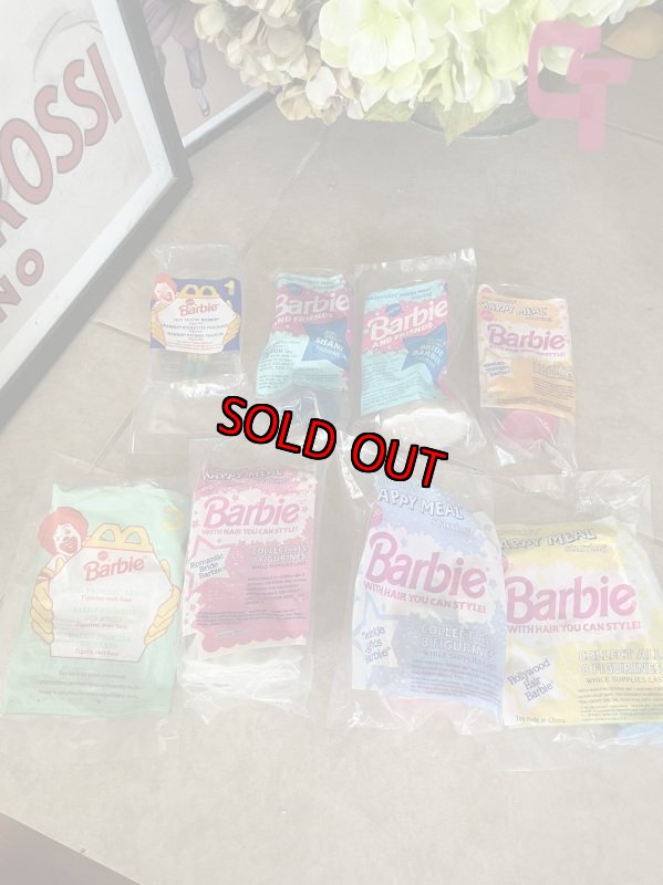 画像1: McDonald’s Barbie Happy Meal set of 8 (G) / マクドナルドのバービー、ハッピーミールトイ　8個セット (1)