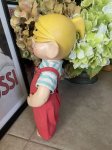 画像3: Dennis the Menace Rubber doll Red Overall 1958 (A) /  わんぱくデニス　ラバードール　青と白Tシャツ、レッドオーバーオール (3)