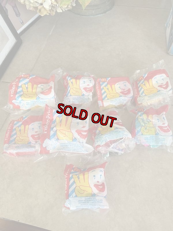 画像1: McDonald’s Fisher price Happy Meal set of 9 (C) / マクドナルドのフィッシャープライス、ハッピーミールトイ　9個セット (1)