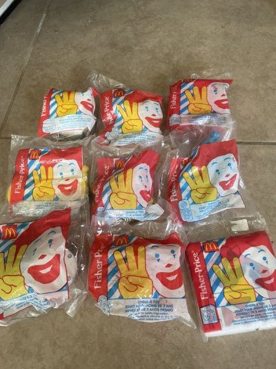 画像1: McDonald’s Fisher price Happy Meal set of 9 (B) / マクドナルドのフィッシャープライス、ハッピーミールトイ　9個セット
