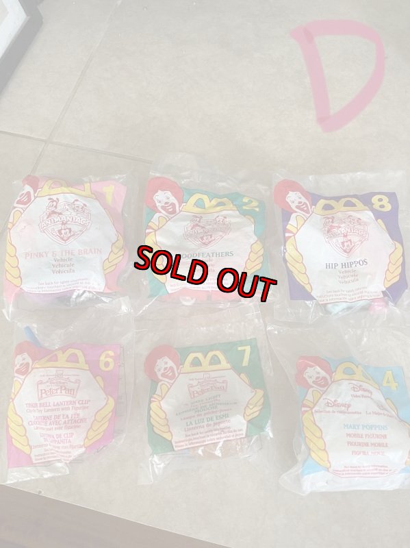 画像1: McDonald’s Mix Happy Meal set of 6 (D) / マクドナルドのハッピーミールトイ　6個セット (1)