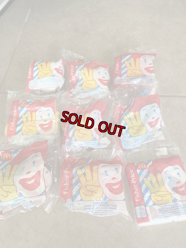 画像1: McDonald’s Fisher price Happy Meal set of 9 (B) / マクドナルドのフィッシャープライス、ハッピーミールトイ　9個セット (1)