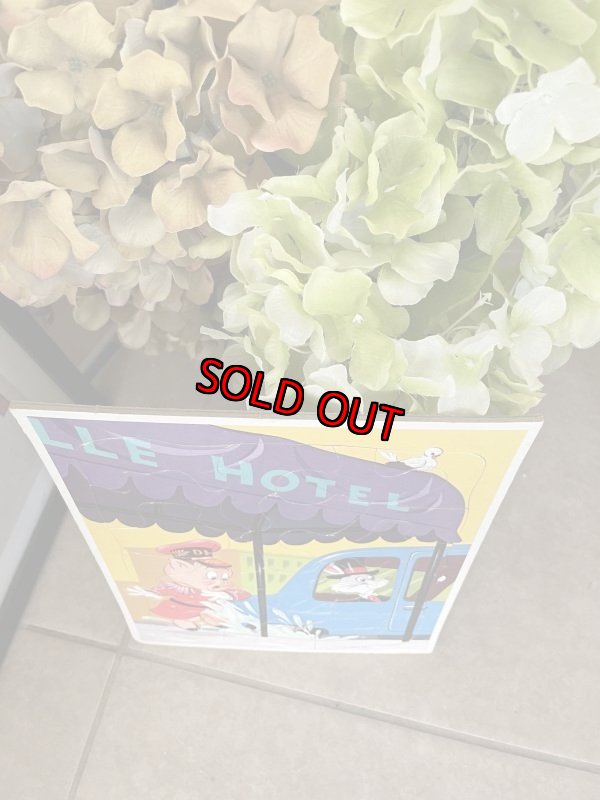 画像3: Warner Bro, Bugs Bunny Hotel Tray Puzzle (A) / ワーナーブラザーズ　バッグスバニー　ホテル　トレイ　パズル　1973年 (3)