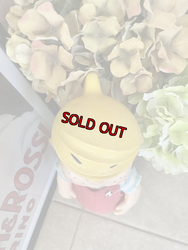 画像2: Dennis the Menace Rubber doll Red Overall 1958 (A) /  わんぱくデニス　ラバードール　青と白Tシャツ、レッドオーバーオール (2)