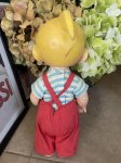 画像4: Dennis the Menace Rubber doll Red Overall 1958 (A) /  わんぱくデニス　ラバードール　青と白Tシャツ、レッドオーバーオール (4)