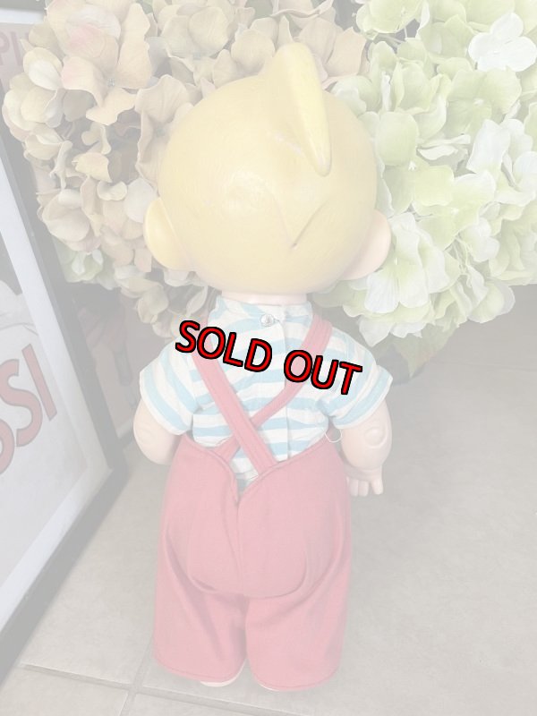 画像4: Dennis the Menace Rubber doll Red Overall 1958 (A) /  わんぱくデニス　ラバードール　青と白Tシャツ、レッドオーバーオール (4)