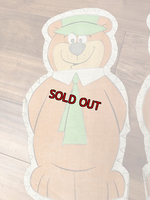 画像9: Hanna Barbera Yogi Bear Pillow doll Cut Fabric kit 1977  / ハンナバーベラ,ヨギベアのピロードールキット　生地　 (9)