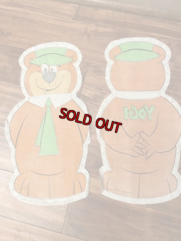 画像7: Hanna Barbera Yogi Bear Pillow doll Cut Fabric kit 1977  / ハンナバーベラ,ヨギベアのピロードールキット　生地　 (7)